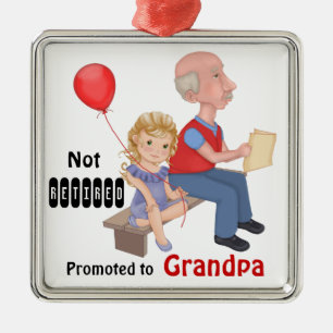 Nicht gelaunt beworben Opa Ornament Aus Metall