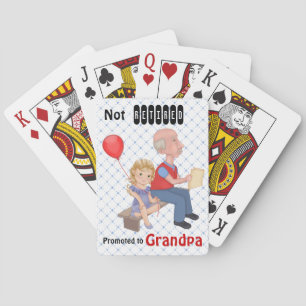 Nicht gelaunt beworben Opa Spielkarten