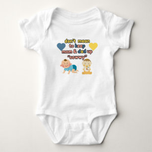 Nicht Gemein Mama & Vater Up Baby Body Anzug Behal Strampler