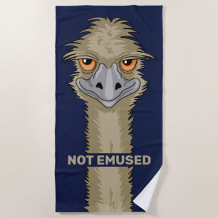 Nicht gemuskelt Emu Pun Beach Handtuch