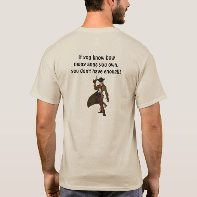 Nicht genug Gewehre Langschläfer-Shirt T-Shirt (Rückseite)