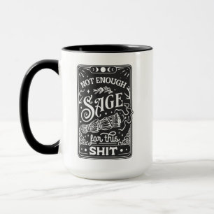 Nicht genug Salbei für diesen Tarot-Karten-Becher, Tasse