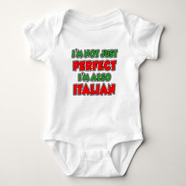 Nicht gerade perfekte italienische Kinder Baby Strampler (Vorderseite)