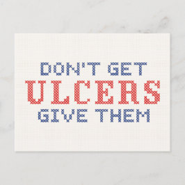 Nicht Geschwüre bekommen Postkarte