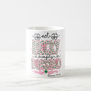Nicht Glücklich, Einfach Gesegnet Christlich Röme Kaffeetasse