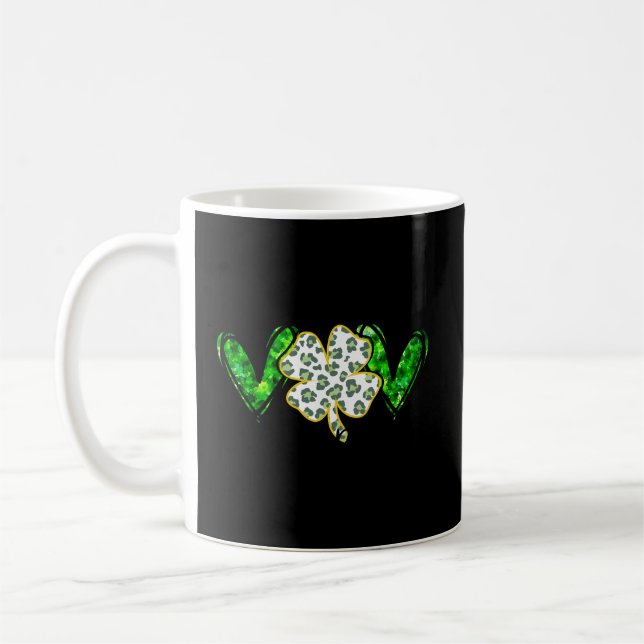Nicht glücklich einfach gesegnete Stpatricks Day F Kaffeetasse (Links)