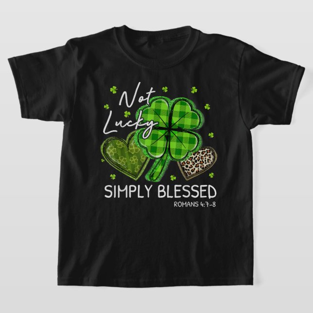 Nicht glücklich, einfach gesegnetes Christliches K T-Shirt (Ablage )