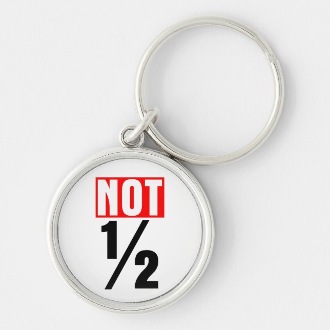Nicht halb schlüsselanhänger (Vorne)