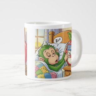 Nicht heute, Alarm - Schlaflosigkeit im Affenmodus Jumbo-Tasse
