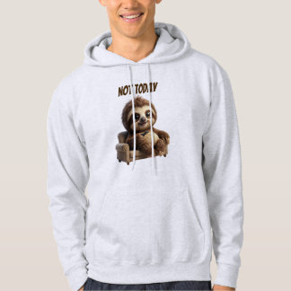 Nicht heute, chillige Faultier Hoodie