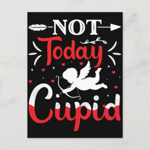Nicht heute Cupid Lustiger Valentinstag Postkarte