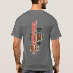 Nicht heute der Satan Faith Christlich T-Shirt