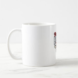 Nicht heute Färse Lustige Kuh Vintage Vektor Desig Kaffeetasse
