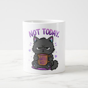 Nicht heute Grumpy Cat Kaffeeliebhaber Süße Lustig Jumbo-Tasse