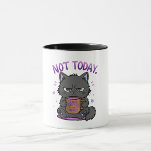Nicht heute Grumpy Cat Kaffeeliebhaber Süße Lustig Tasse