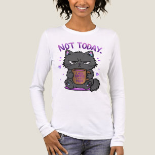 Nicht heute Grumpy Cat Kaffeeliebhaber Süße Lustig Tri-Blend Shirt
