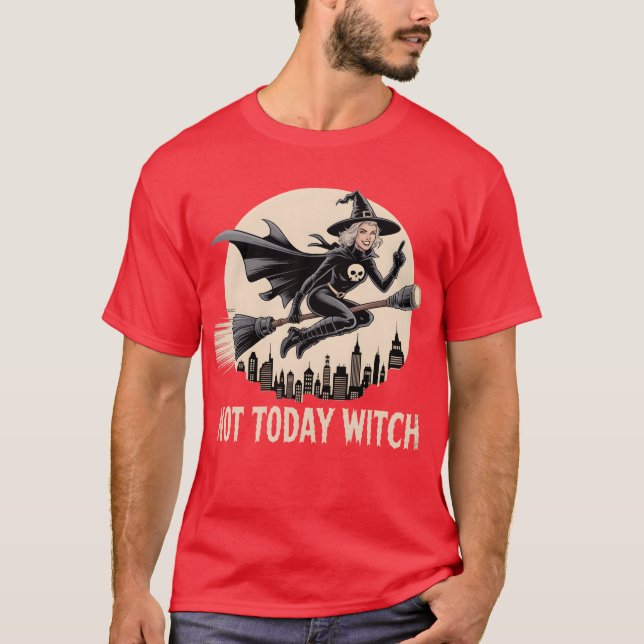Nicht heute Hexe T-Shirt (Vorderseite)