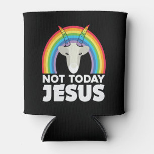 Nicht heute Jesus-Satan-Ziege Dosenkühler
