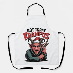Nicht heute Krampus Böser Krampus Weihnachten Schürze