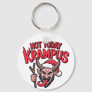 Nicht heute Krampus Lustiges Weihnachten Böser Kra Schlüsselanhänger
