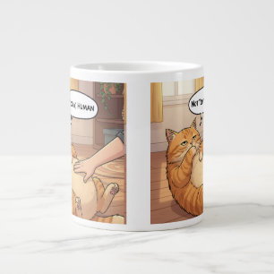 Nicht heute Mensch Grumpy Cat Tasse Faul Katze L