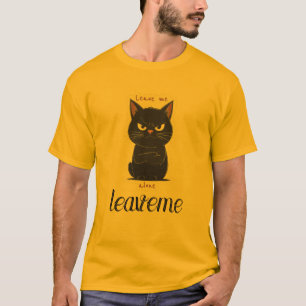 Nicht heute Mensch Lustiger mürrischer schwarzer K T-Shirt