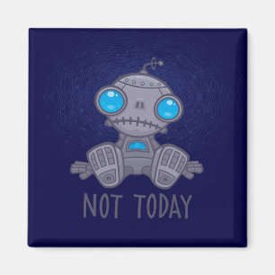 Nicht heute Sad Robot Magnet