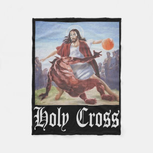 Nicht heute Satan Jesus Crossover Bysketbyll Heili Fleecedecke