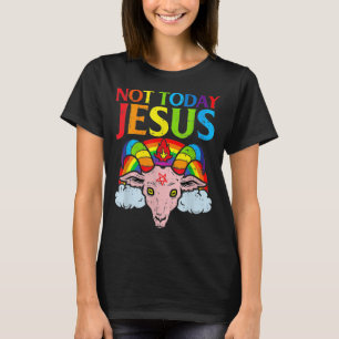 Nicht heute Satan Jesus gegen Satan in Basketball  T-Shirt