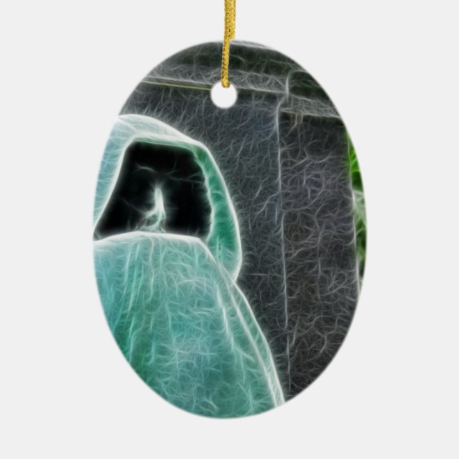 Nicht heute Satan Keramikornament (Vorne)