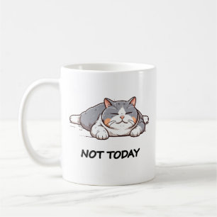 Nicht heute Tasse   Sonnige Katze
