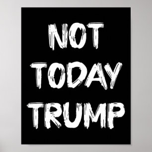 Nicht heute verteidigt Trump Demokratie und nicht  Poster