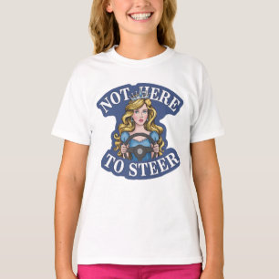 Nicht hier, um zu steuern T-Shirt