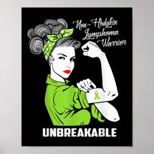 Nicht-hodgkin-Lymphom Krieger Unzerbrechliches Bew Poster