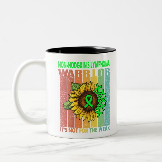 Nicht-Hodgkin-Lymphoma-Krieger Zweifarbige Tasse (Links)