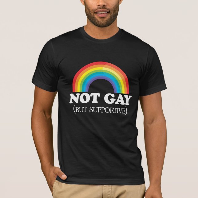 NICHT HOMOSEXUELL T-Shirt (Vorderseite)