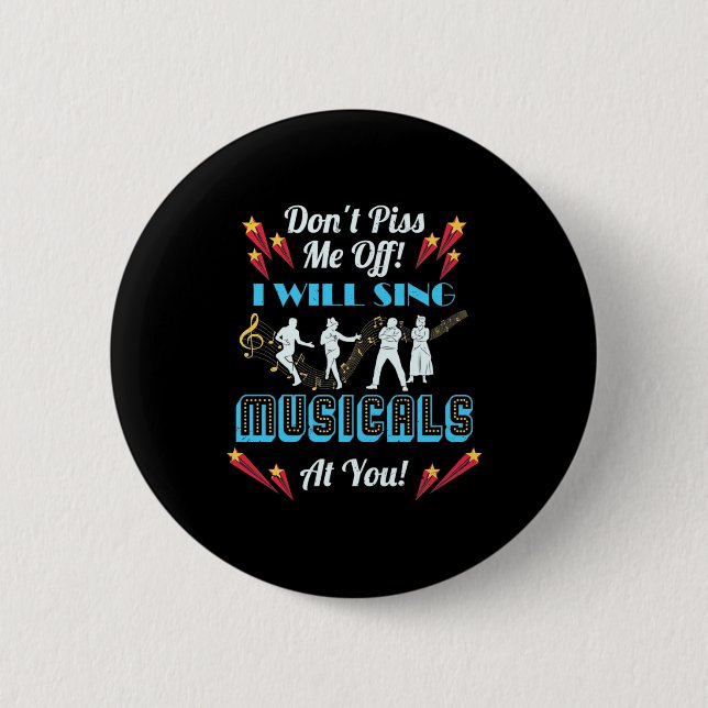Nicht ich von Musicals Button (Vorderseite)