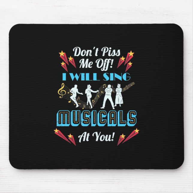 Nicht ich von Musicals Mousepad (Vorne)