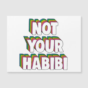 Nicht Ihr Habibi Magnetkarte