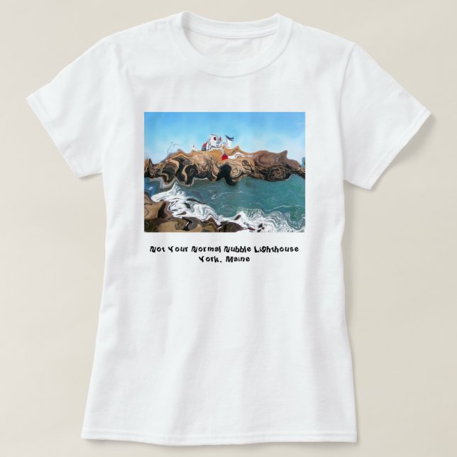 Nicht Ihr normaler Klumpen-Leuchtturm-T - Shirt (Design vorne)