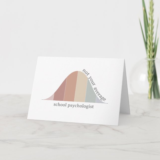 Nicht Ihr Psychologe an der Schule Dankeskarte (Vorderseite)