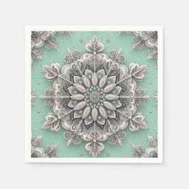 Nicht Ihre normalen Schneeflocken II Serviette