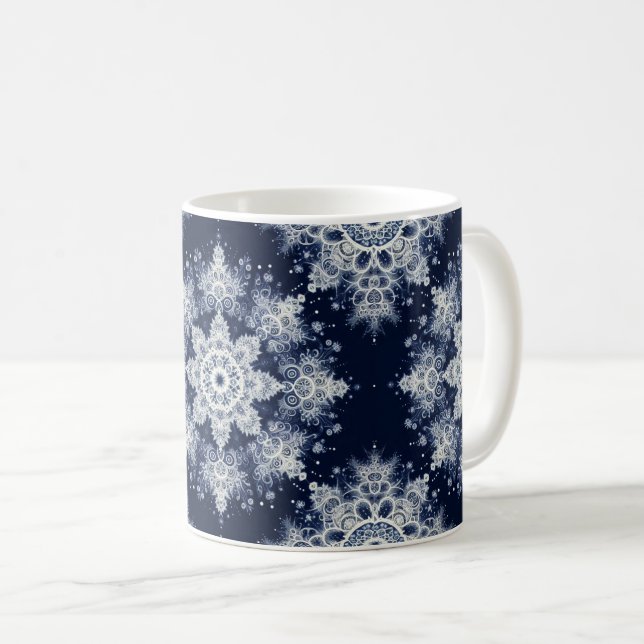 Nicht Ihre normalen Schneeflocken III Kaffeetasse (VorderseiteRechts)