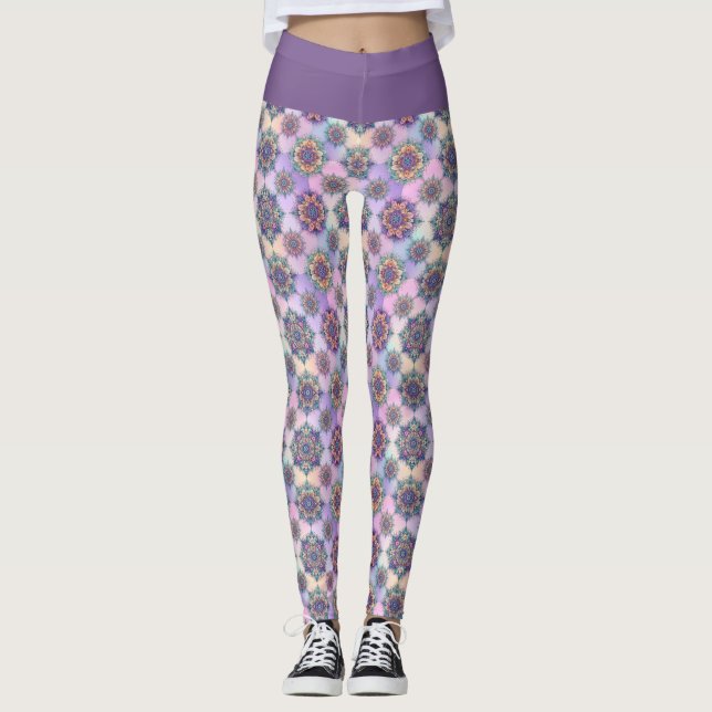 Nicht Ihre normalen Schneeflocken VI Leggings (Vorderseite)