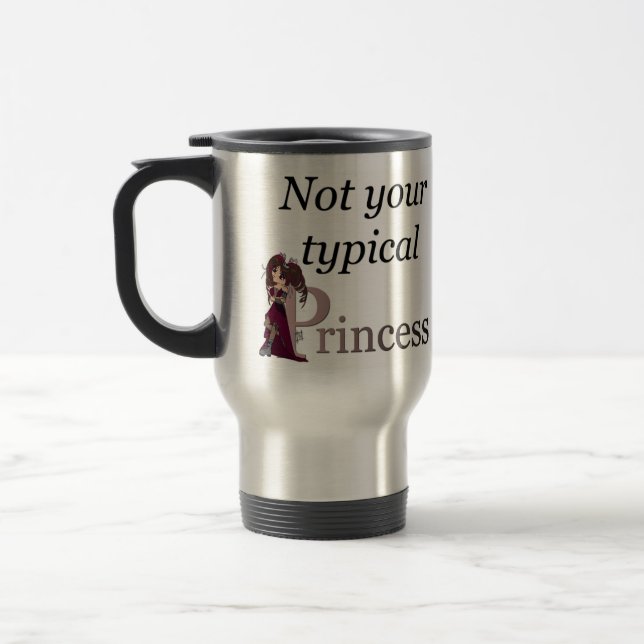 Nicht Ihre typische Prinzessin Travel Mug… Reisebecher (Links)