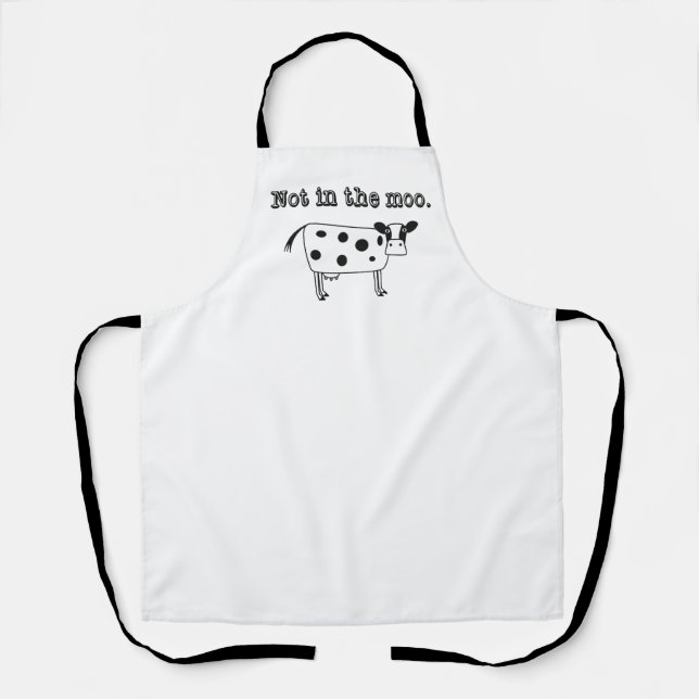 Nicht im Moo Schürze (Vorderseite)