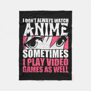 Nicht immer Anime ansehen, manchmal Videospiele ab Fleecedecke