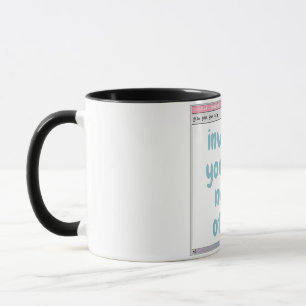 nicht in andere investieren tasse