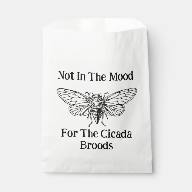Nicht in der Stimmung für die Cicada Broods Geschenktütchen (Vorderseite)