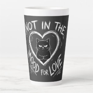 Nicht in der Stimmung für Liebe Grumpy Cat Sarkast Milchtasse